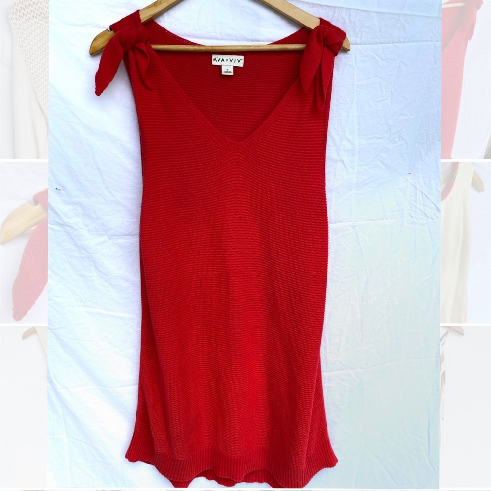 Classic red dress